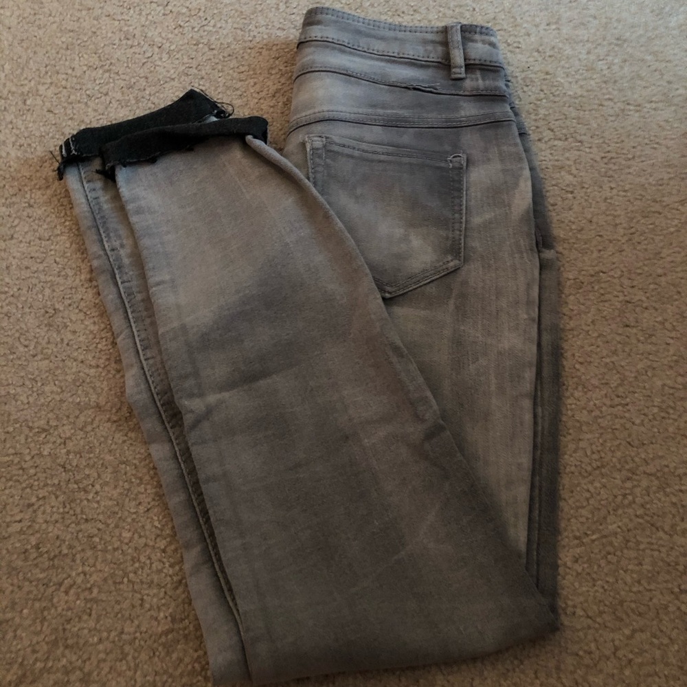 high waisted jeans